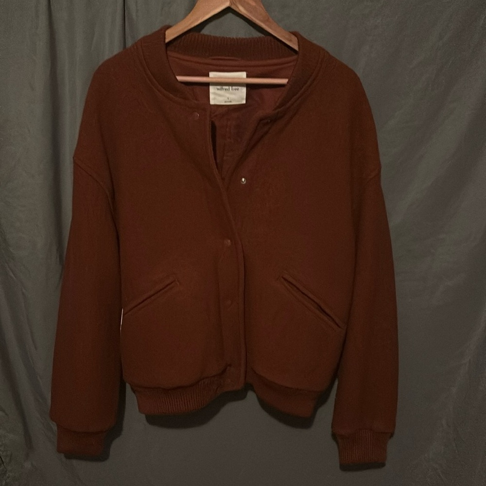 Wilfred Brown Bomber Jacket
